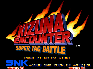 Kizuna Encounter screenshot 2 for Neo Geo AES
